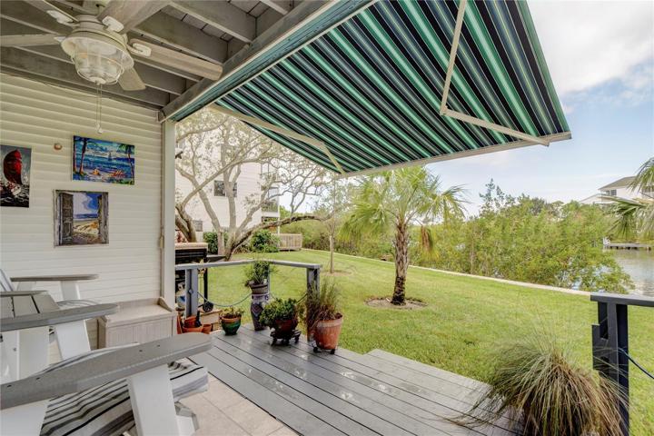 deck and awning