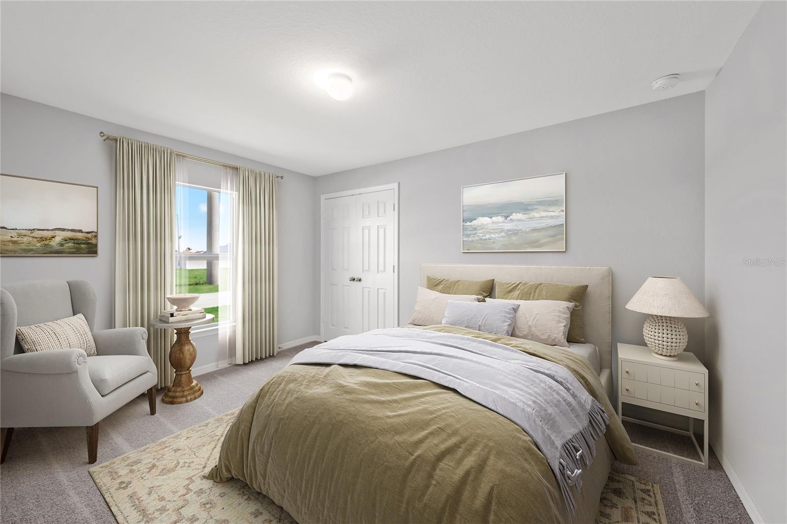 SECONDARY BEDROOM *DISCLAIMER: Renderings, Photos, Virtual Tours are of like model and are used for display purpose only, actual property may vary.