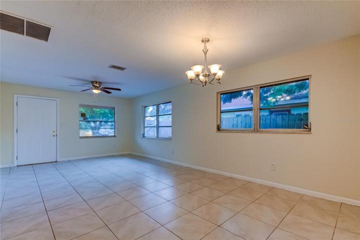 Full View of Living Room - Dining Room