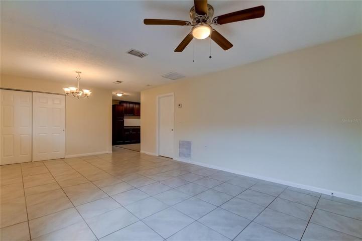 Full View of Living Room - Dining Room - Reverse View
