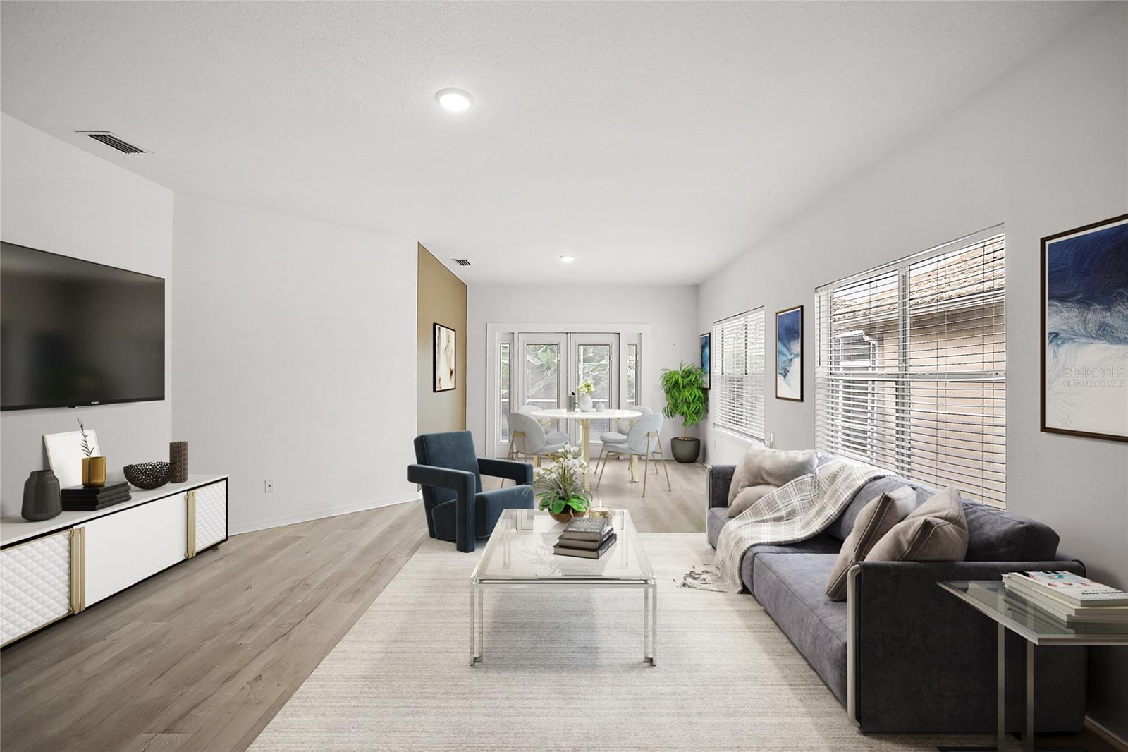 VIRTUALLY STAGED GREAT ROOM
