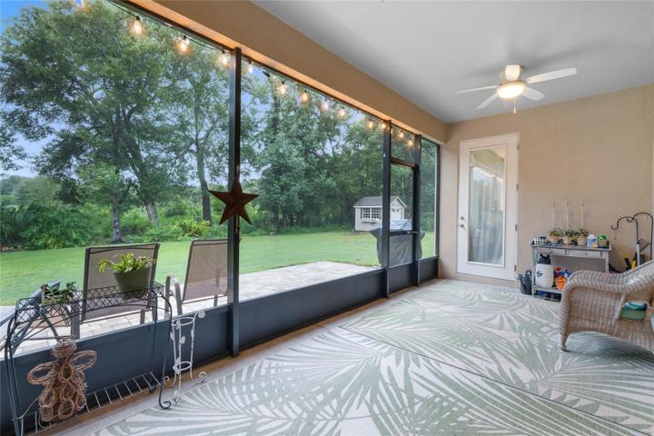 SCREENED BACK PORCH