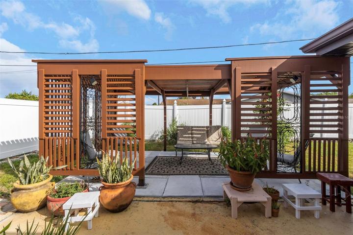 Backyard With Pergola