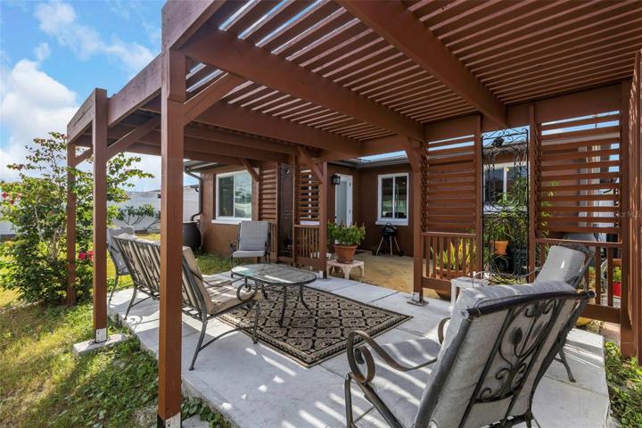 Backyard With Pergola