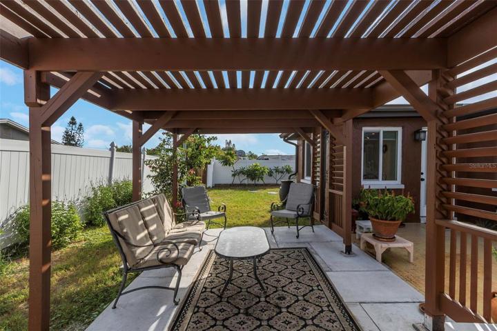 Backyard With Pergola