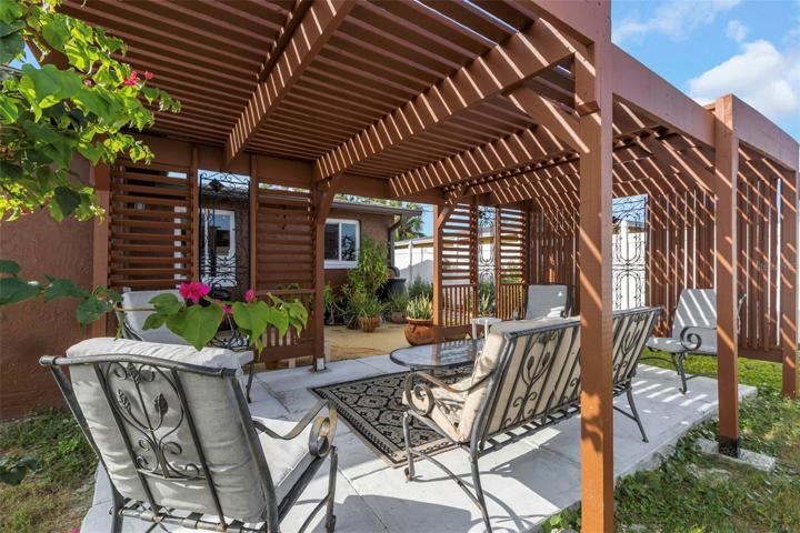 Backyard With Pergola
