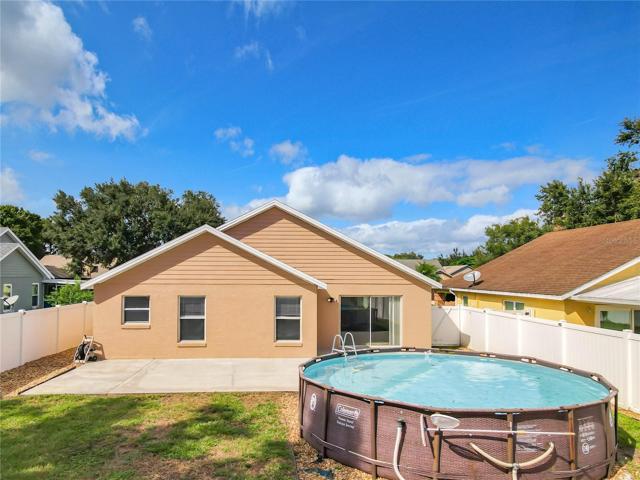 Patio & Above Ground Pool