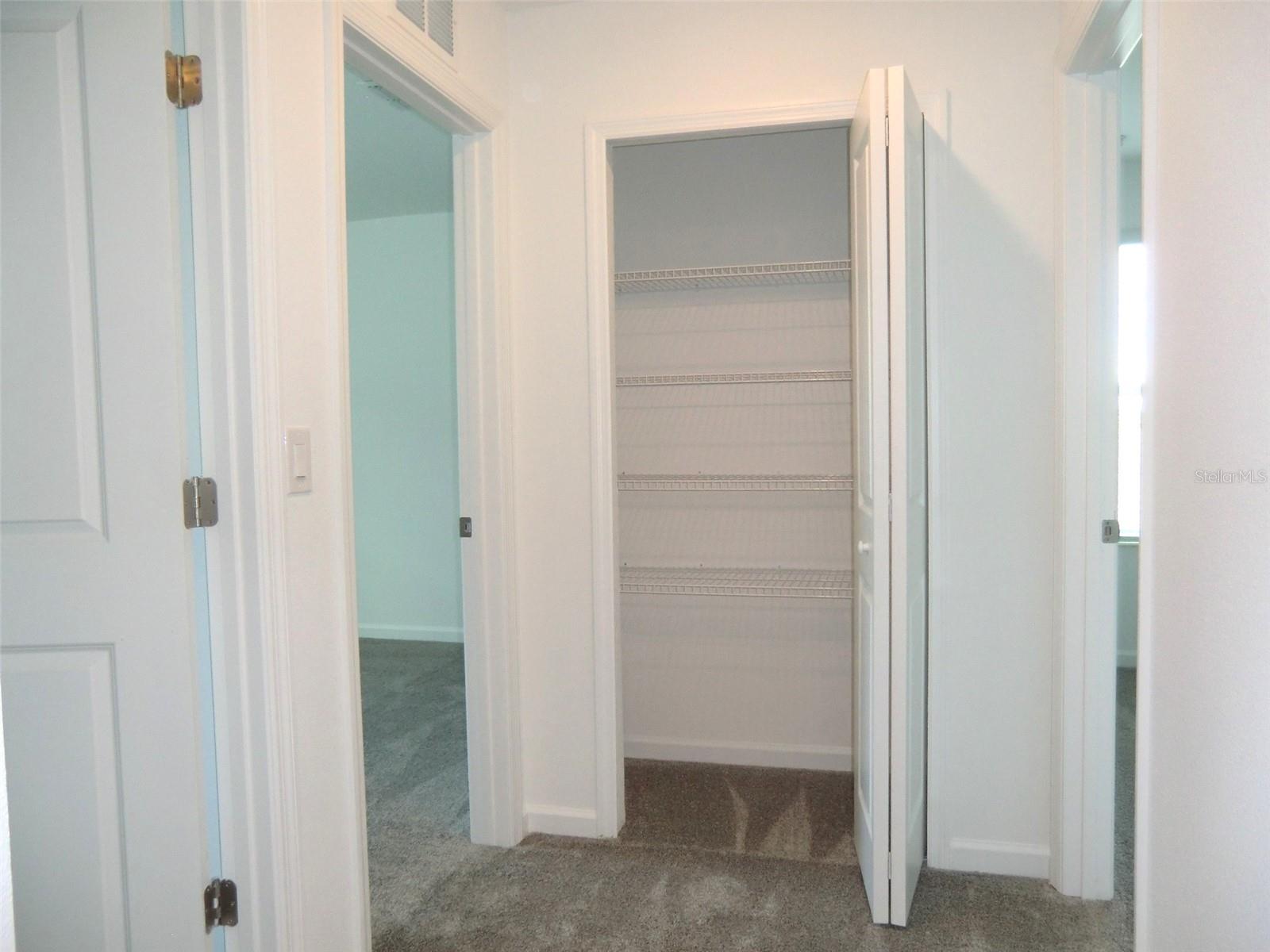Second Floor Linin Closet