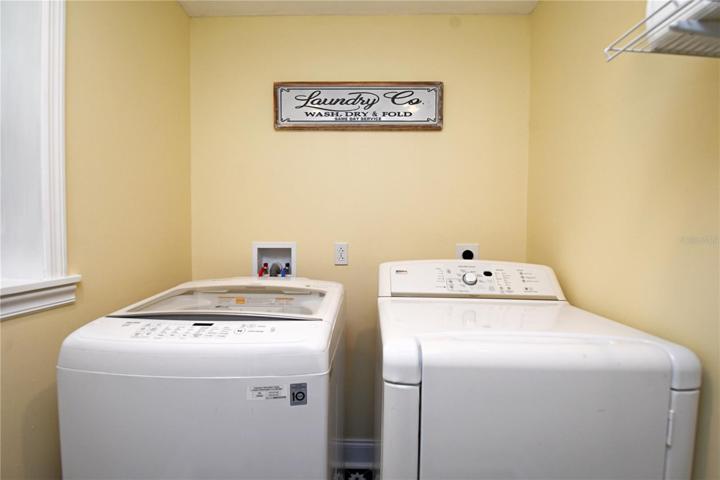 Washer and dryer stays with the home.