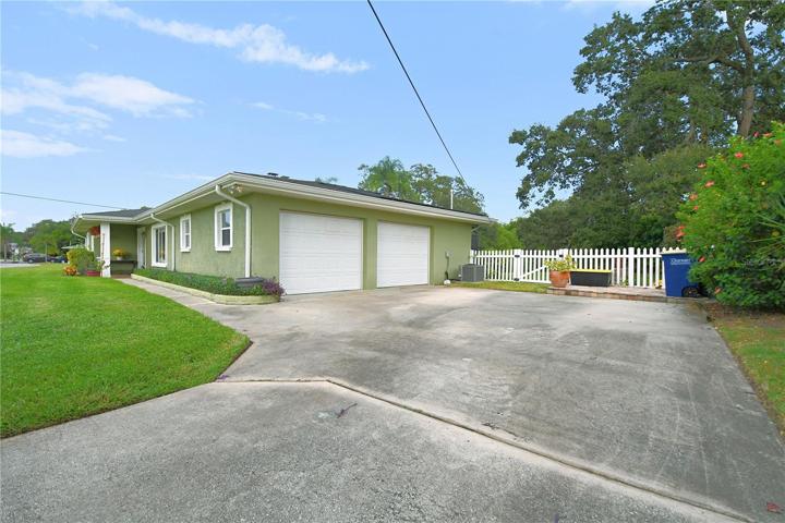 Parking is a breeze with the two-car garage and oversized driveway.