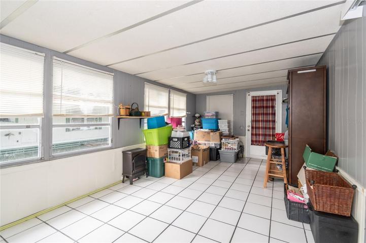 Florida room off living area