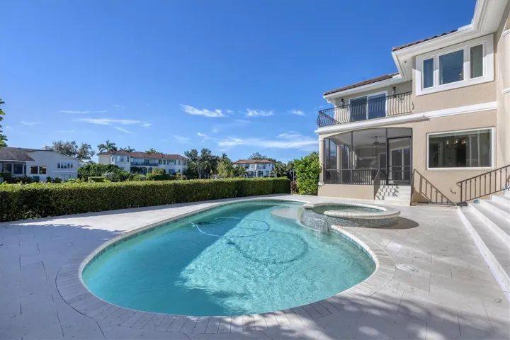 Full size salt water pool