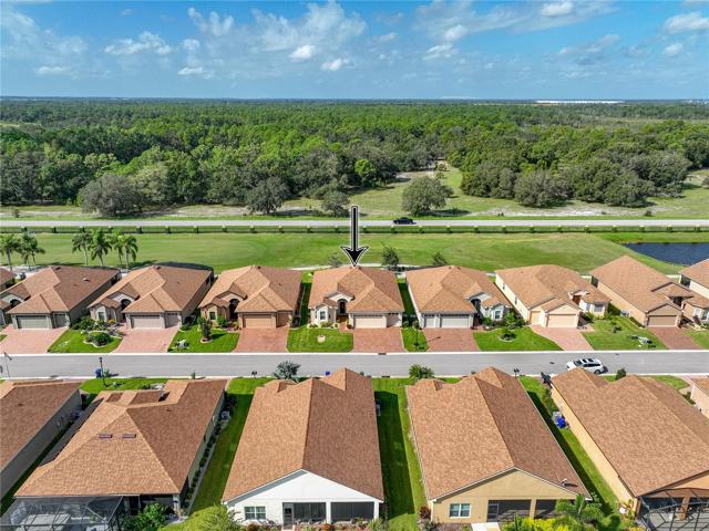 Property drone view