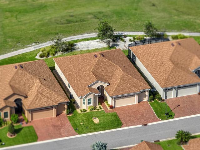 Front drone view