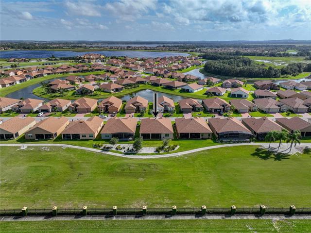 Property drone view