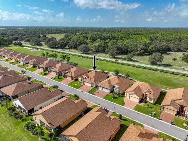 Property drone view