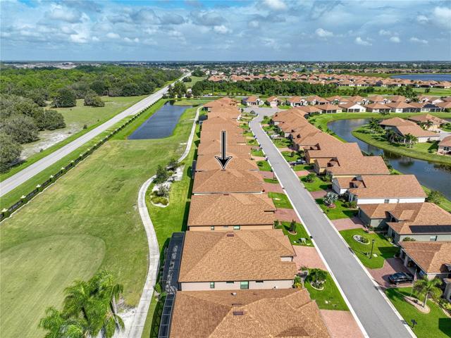 Property drone view