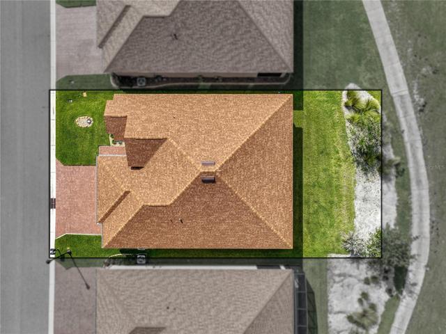 Property drone view