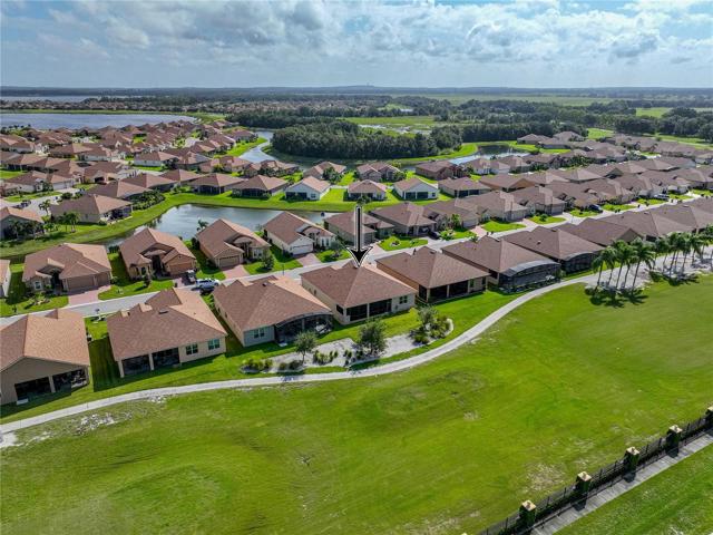 Property drone view