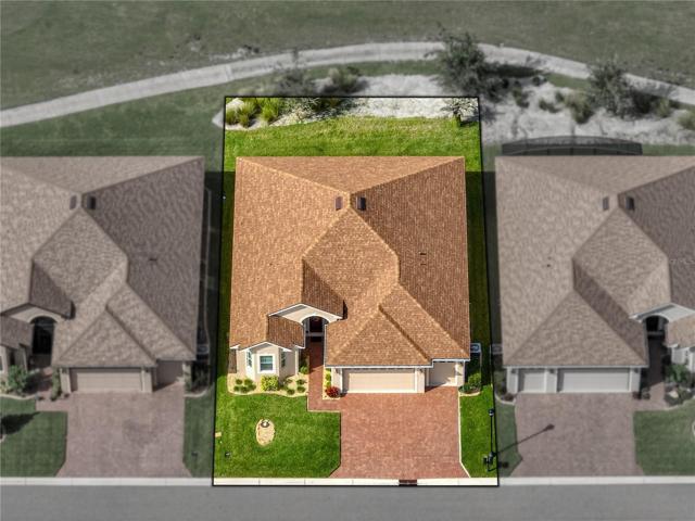 Property drone view