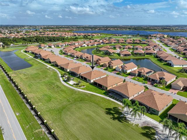 Property drone view