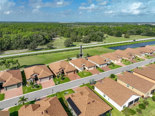 Property drone view