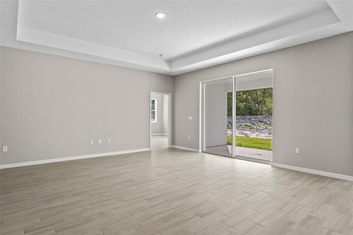 looking out from kitchen