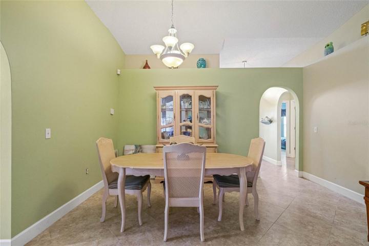 Formal dining area