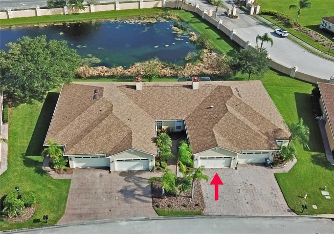 Pond View in Rear of Home