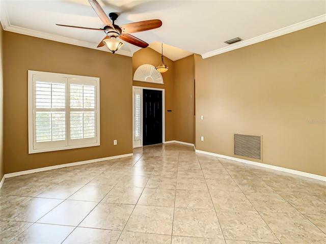 Looking to the Front Entry From the Living Room