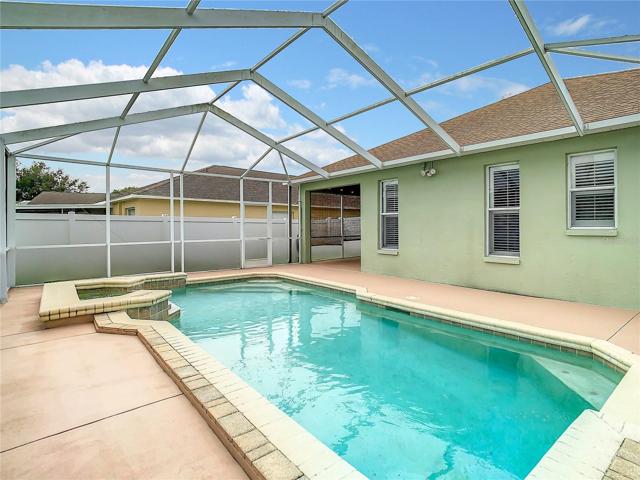 Enclosed Pool from the Left