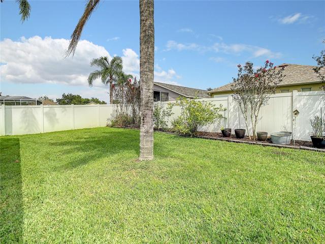 Backyard and Landscaping From the Right
