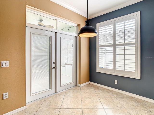 French Doors Leading to the Outdoor Entertaining Area