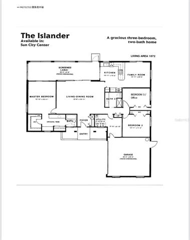 Islander Floor Plan Revised with 3rd Bedroom