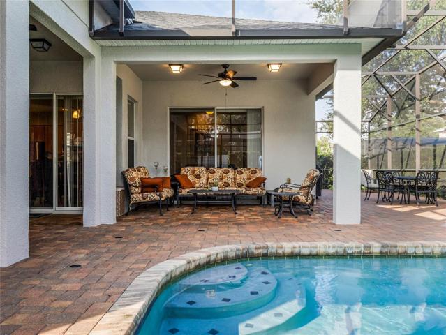 Large covered lanai