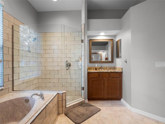 Large walk in shower
