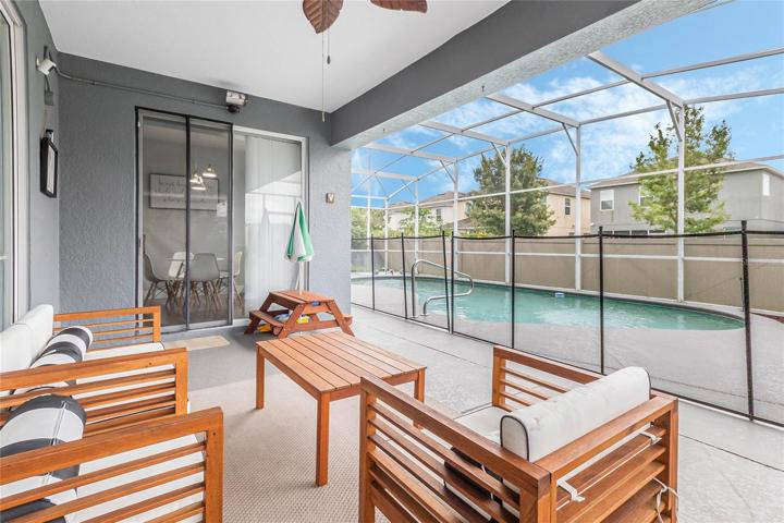 COVERED LANAI/SCREENED POOL.