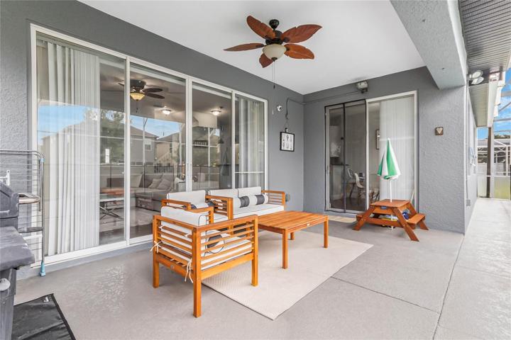 The lanai and pool are SCREENED for maximum comfort and the perfect place to spend a weekend!