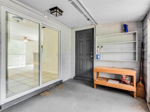 Entrance to dining room or inside laundry room!