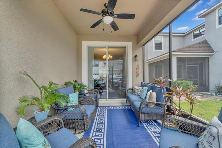 Screened in patio