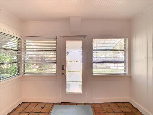 View towards front door.