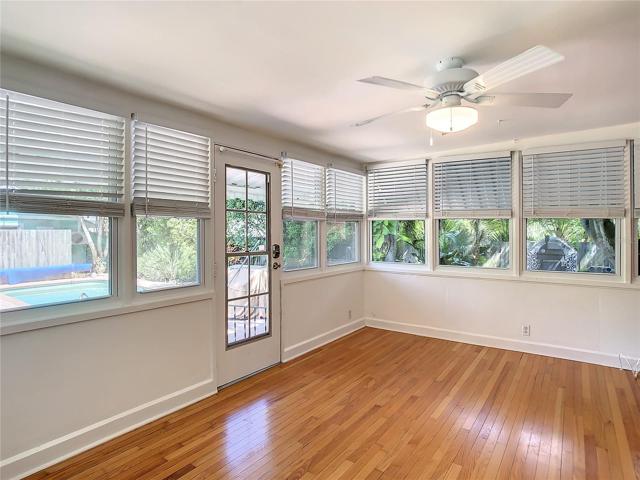 Florida room north & east view. newer windows.