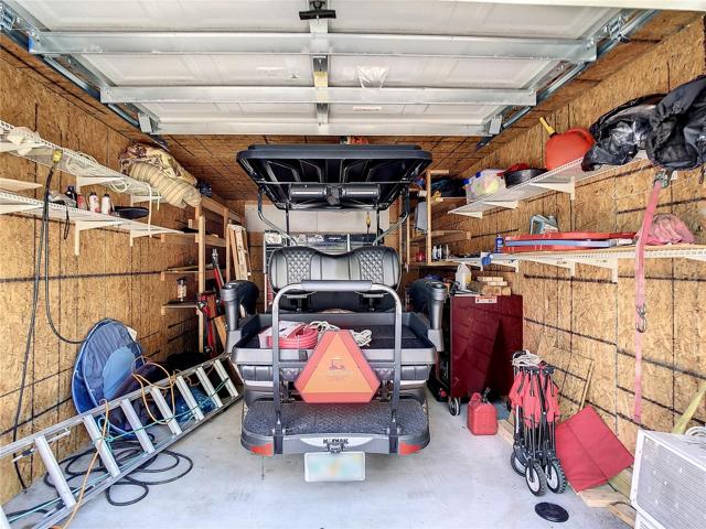 12' x22' garage. Manual garage door.