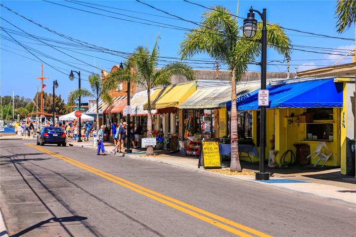 Tarpon Springs Sponge Docks Street View