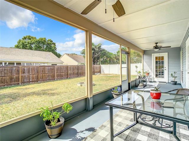 Enclosed Patio Right In