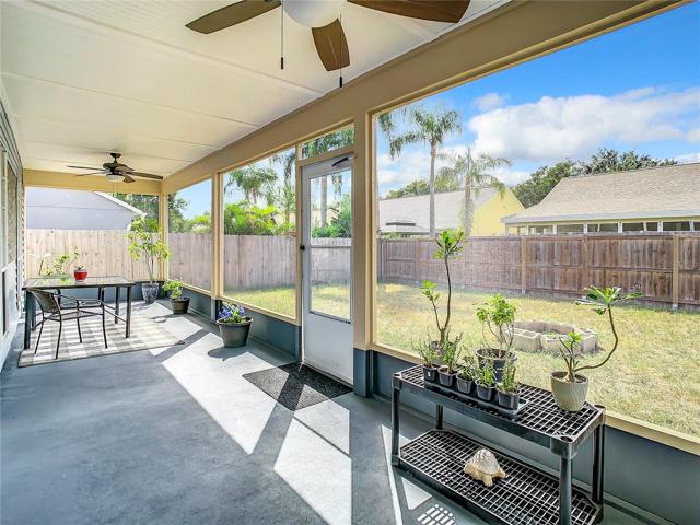 Enclosed Patio Left In