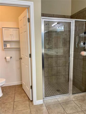 Water Closet and Walk-In Shower