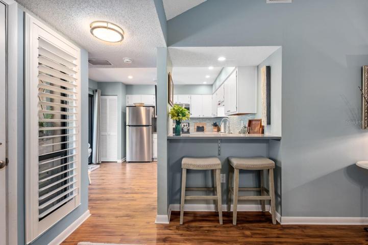 Front entrance to kitchen