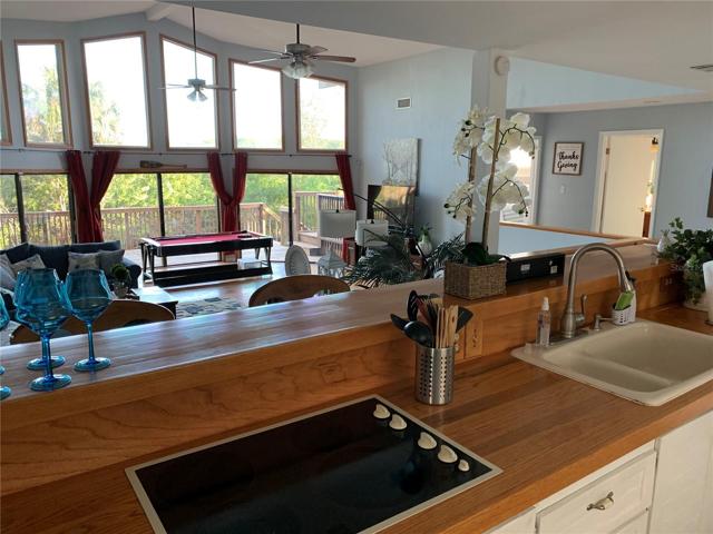 view from the kitchen