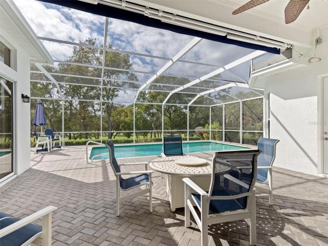 Screened lanai